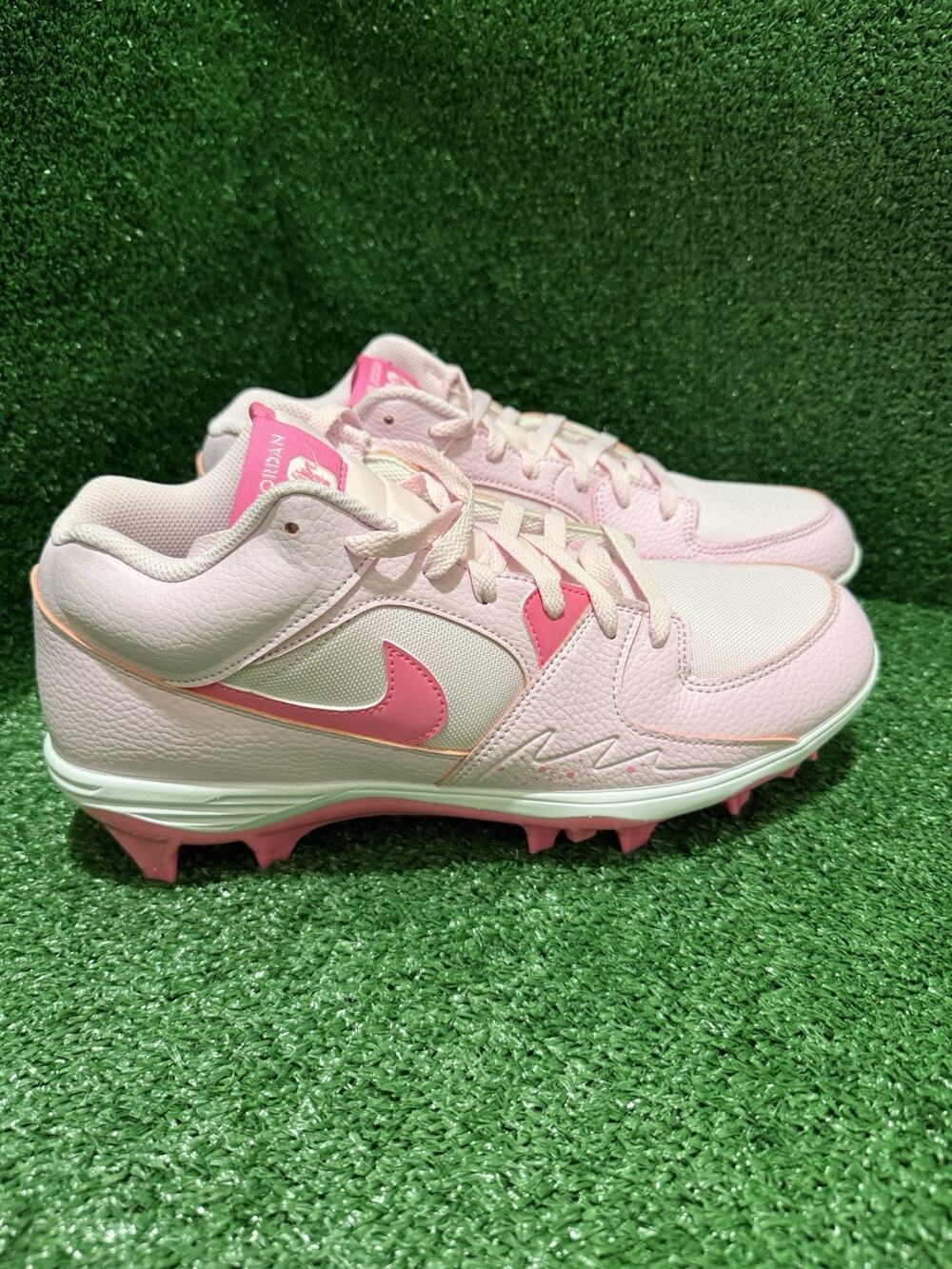 Air Jordan Stadium 90 Low MCS Pink Football Cleat HQ0210-600 Men’s Size 12